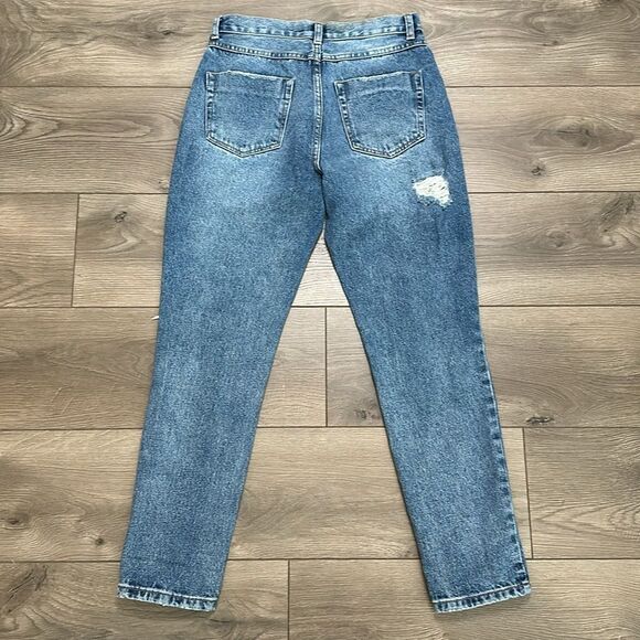 Superdown High Rise Crop Destructed‎ Ankle Jeans Size 27 - Picture 5 of 12
